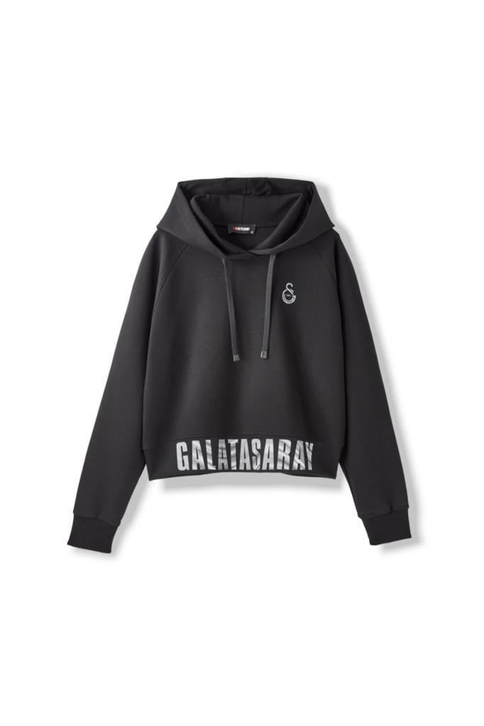 GALATASARAY K252167 SIYAH KADIN HOODİE