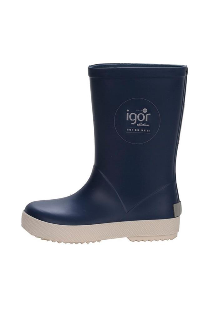 IGOR W10107 SPLASH NAUTICO 050-JEANS/JEANS ÇOCUK YAĞMUR ÇİZMESİ