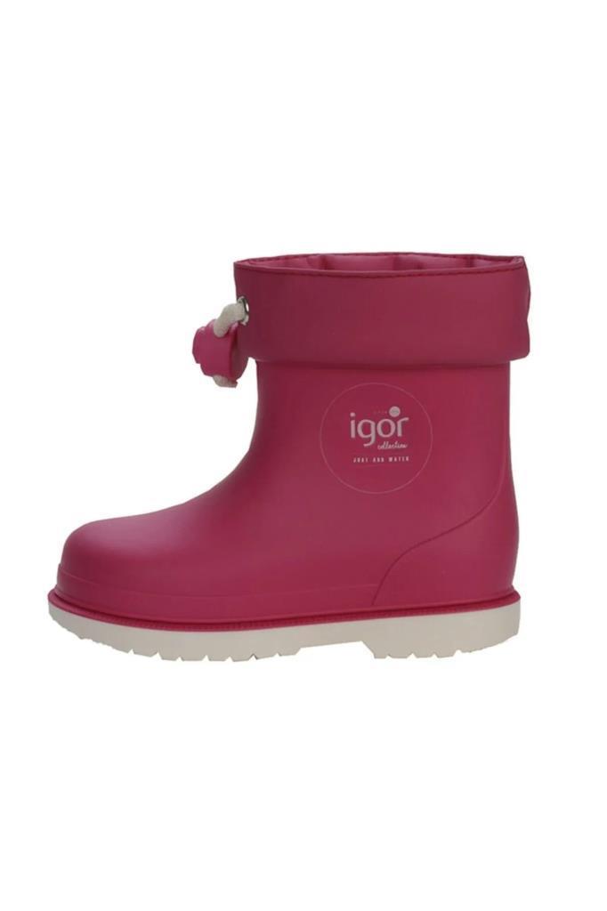 IGOR  W10225 BIMBI NAUTICO 007-FUCSIA ÇOCUK YAĞMUR ÇİZMESİ
