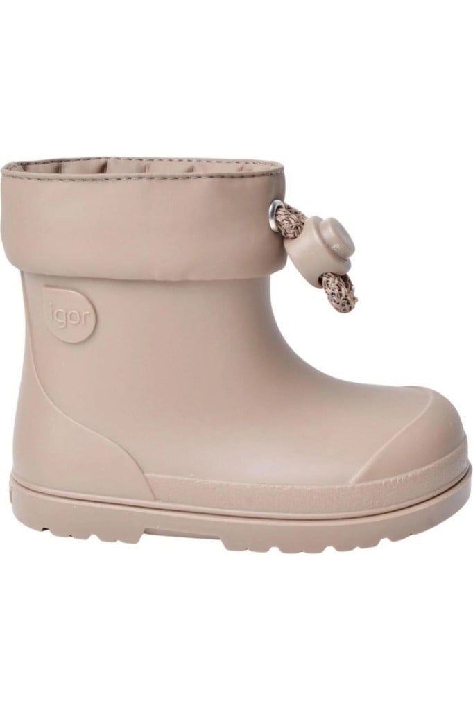 IGOR W10305 004 BEIGE ÇOCUK YAĞMUR ÇİZMESİ
