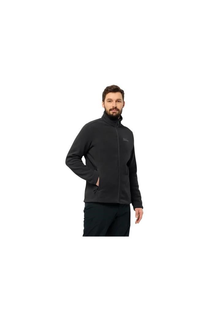 Jack Wolfskin WINTERSTEIN FZ M 1711371 BLACK BLACK ERKEK POLAR