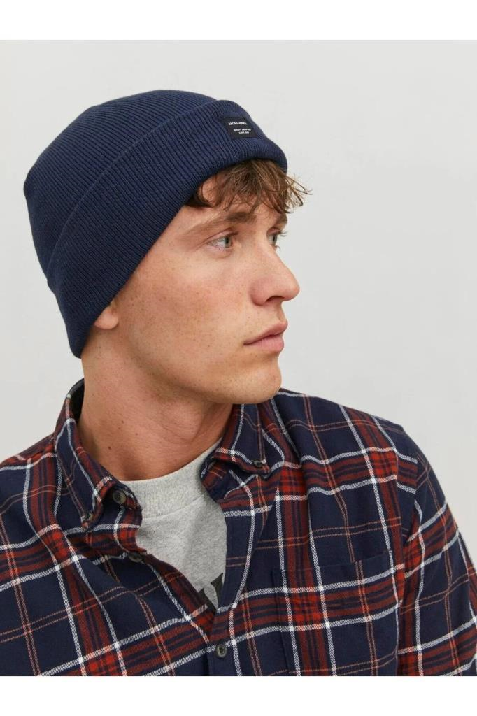 Jack&Jones 12092815 JACDNA BEANIE NAVY BLAZER NS ERKEK BERE