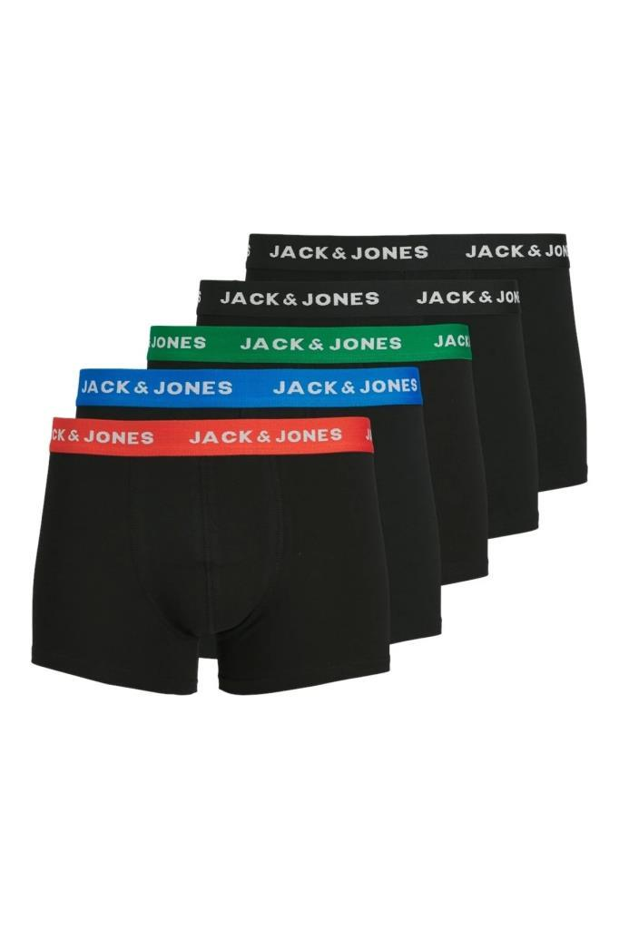 Jack&Jones 12142342 JACHUEY TRUNKS 5 PACK BLUE ERKEK BOXER