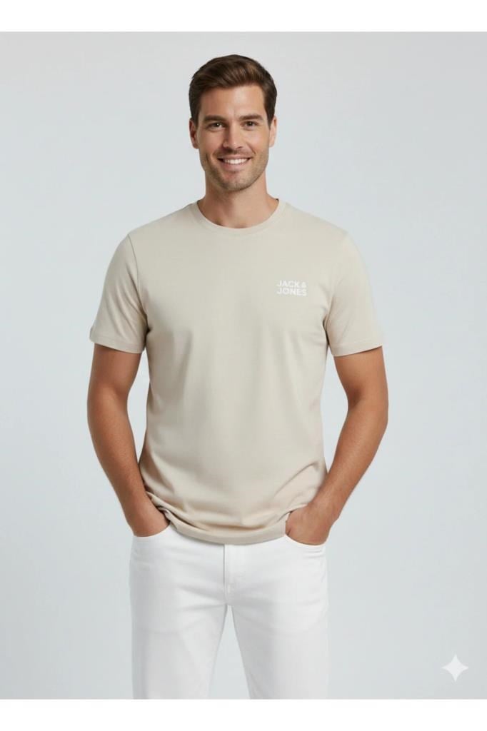 Jack&Jones 12151955 JJECORP LOGO TEE O-NECK GREY ERKEK T-SHİRT