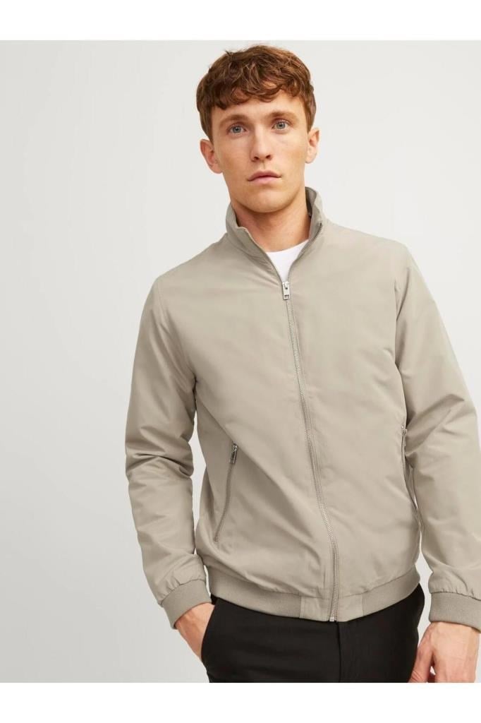 Jack&Jones 12204277 JJERUSH HARRINGTON BOMBER CROCKERY ERKEK MONT