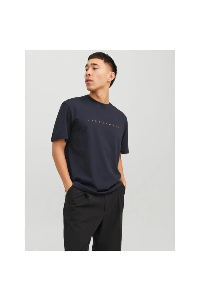 Jack&Jones 12234746 JJESTAR JJ TEE BLUE ERKEK T-SHİRT
