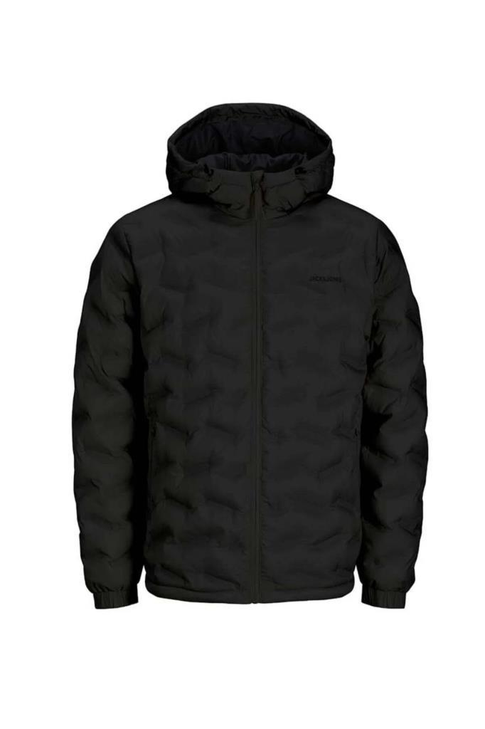 Jack&Jones 12250429 JCOWIN QUILTED JACKET BLACK ERKEK MONT
