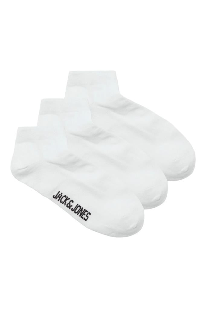 Jack&Jones 12260079 JACLOUIS DONGO SOCKS 3 PACK WHITE NS ERKEK ÇORAP
