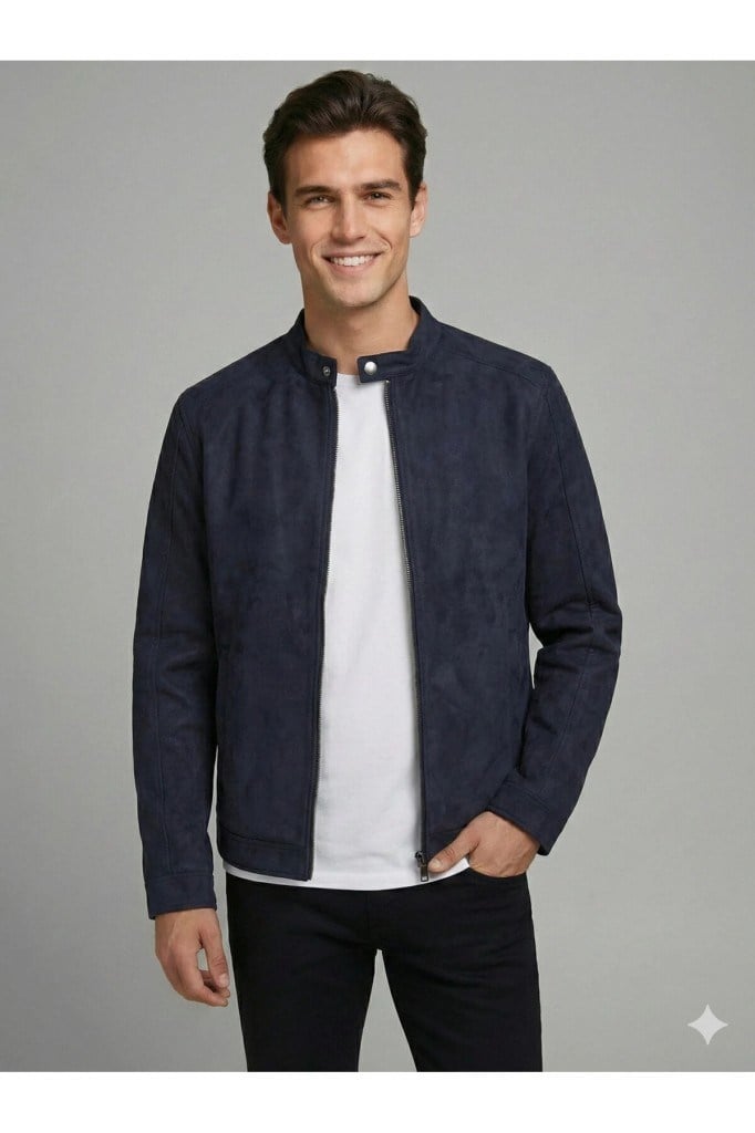 Jack&Jones 12261197 JJEDYLAN CLEAN JACKET JET BLACK ERKEK CEKET