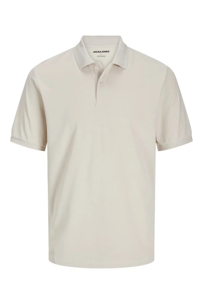 Jack&Jones 12270150 JJKANE POLO SS MOONBEAM POLO YAKA ERKEK T-SHİRT