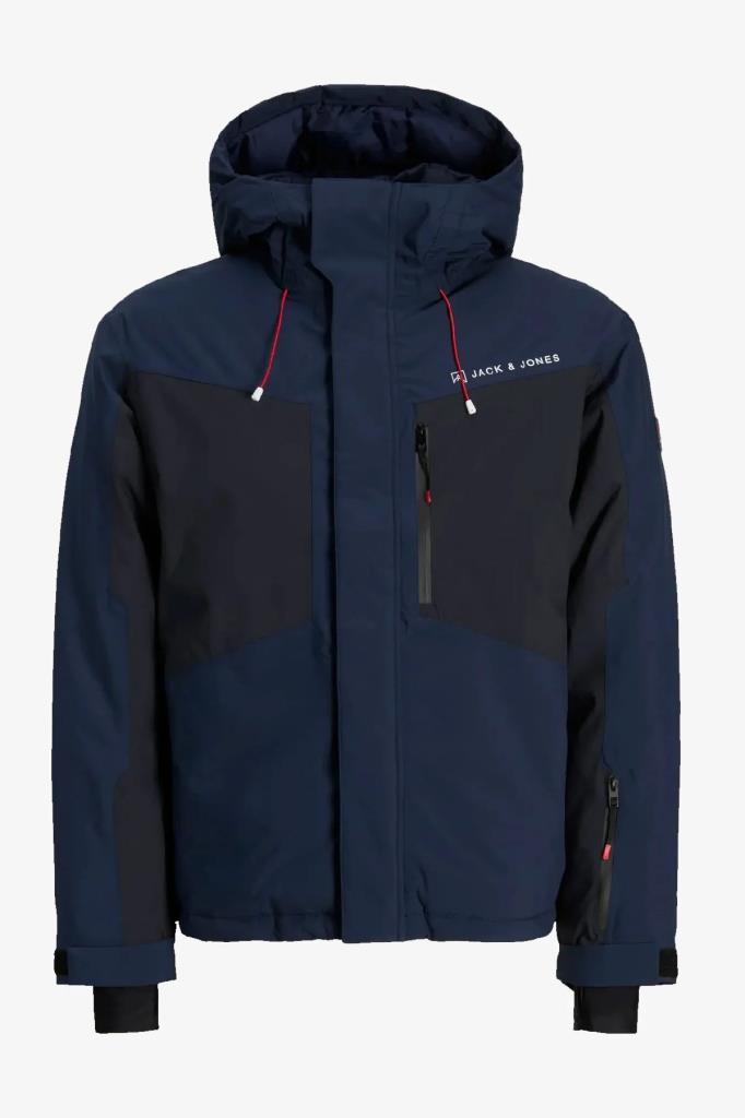 Jack&Jones 12284649 JJALPES SKI JACKET NAVY BLAZER ERKEK MONT
