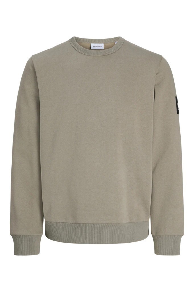 Jack&Jones 12298440 JJCLEVELAND SWEAT CREWNECK VETIVER ERKEK SWEATSHİRT
