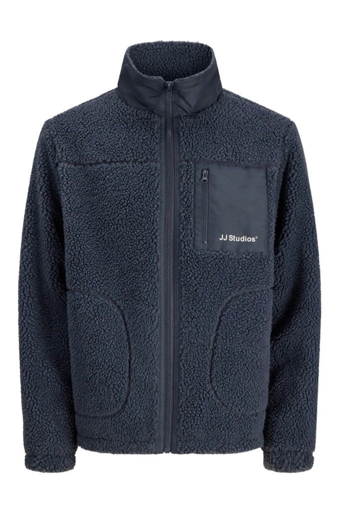 Jack&Jones 12299491 JJESOHO TEDDY JACKET AW26 TURBULENCE ERKEK CEKET