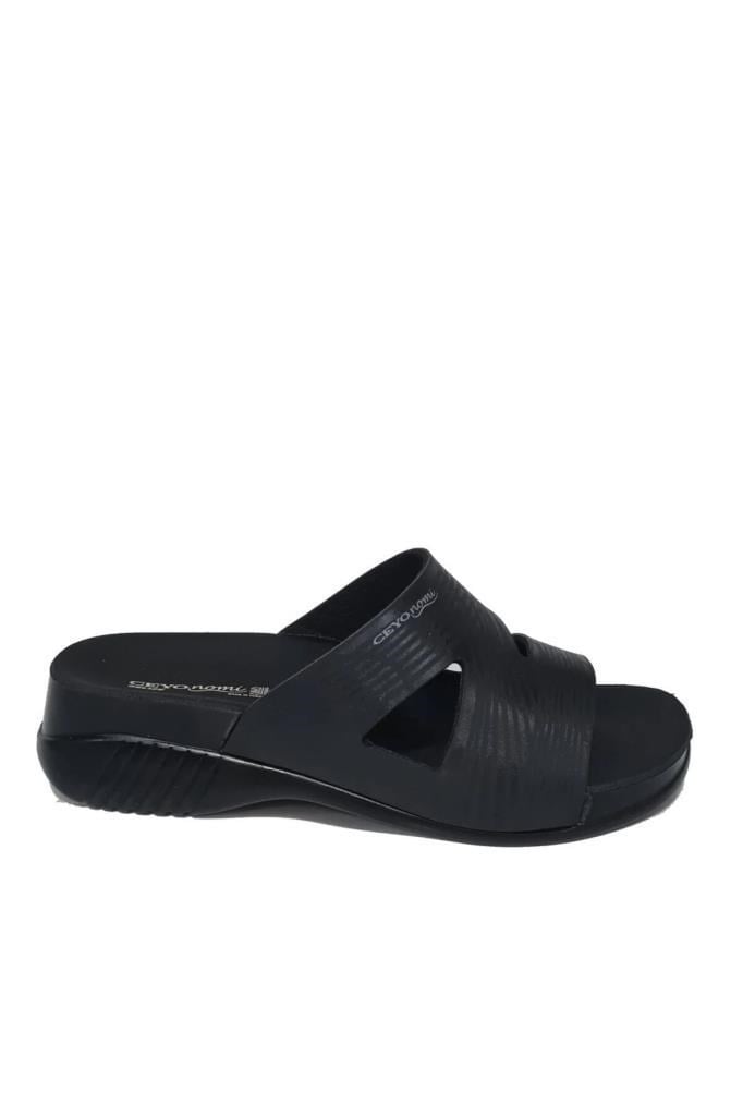 Kadın Anatomik Günlük Rahat Terlik Belize-17 Siyah