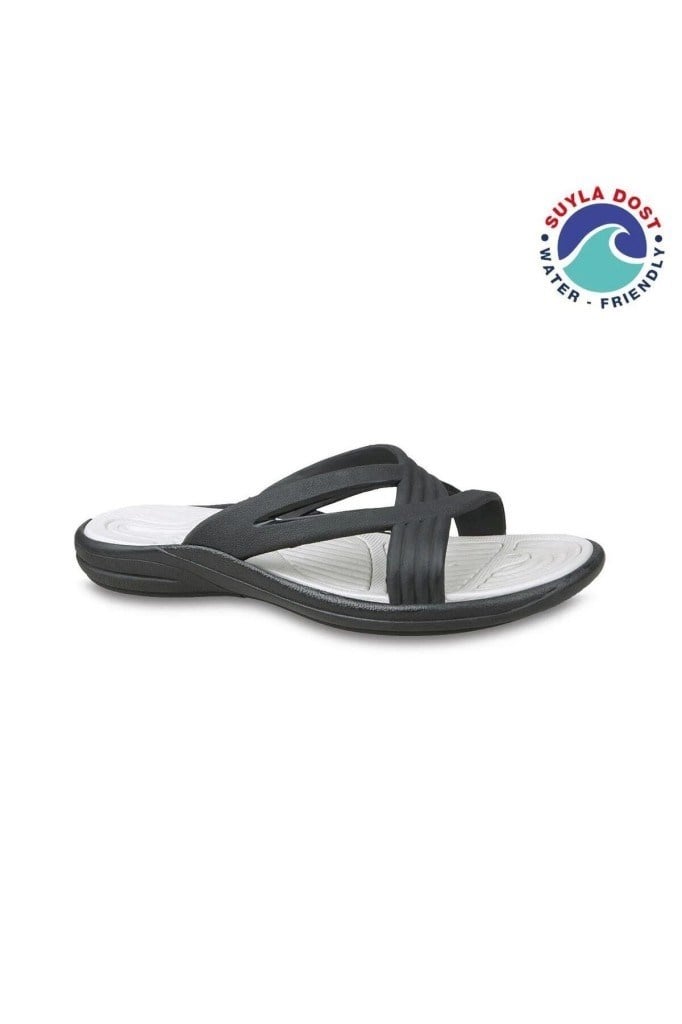Kadın Anatomik Günlük Rahat Terlik Splash-Z4 Siyah