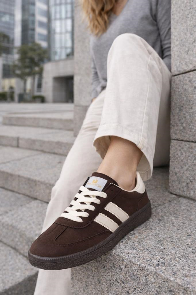 Kahve Bej Kadın Sneaker N-3267