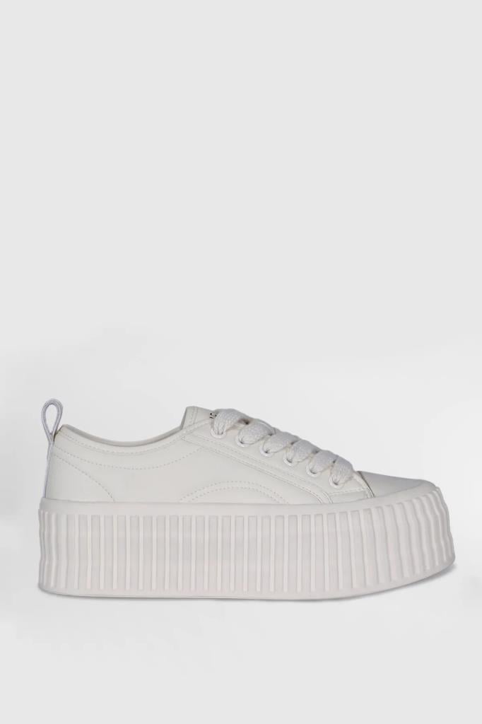 LUFIAN DIANA BEYAZ DERİ KADIN SNEAKER