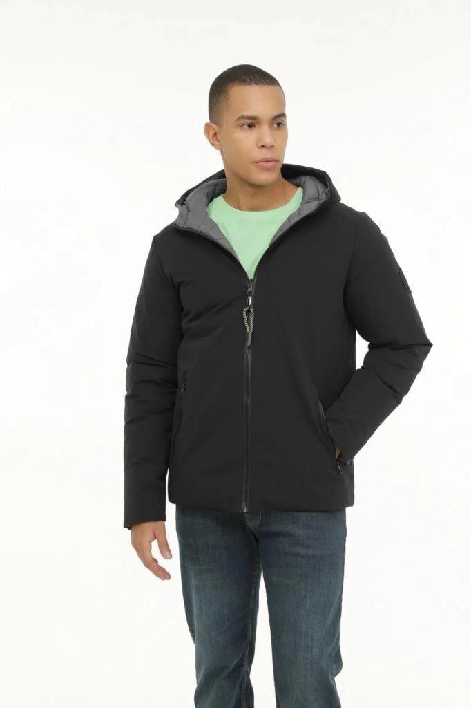 LUMBERJACK 4W ML LUCAS COAT 1N55 4PR SIYAH ÇİFT YÖNLÜ ERKEK MONT