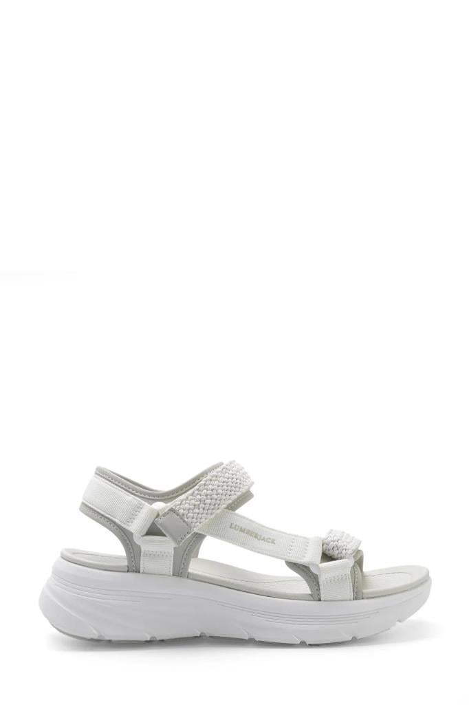 LUMBERJACK 5M GRAY 5FX KIRIK BEYAZ KADIN SPOR SANDALET