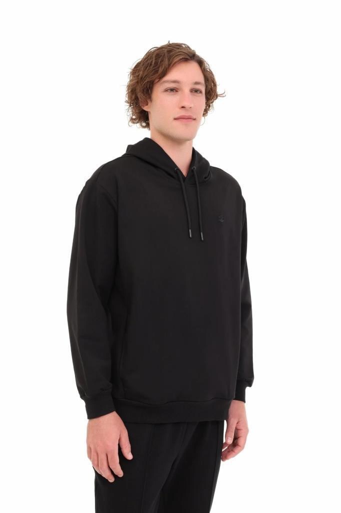 LUMBERJACK 5W MB SN73 HOODIE 5PR SIYAH ERKEK SWEATSHIRT
