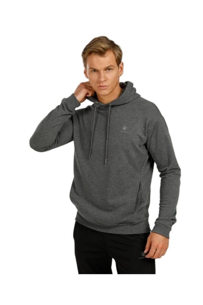 LUMBERJACK 5W MB SN73 HOODIE ANTRASIT ERKEK SWEATSHIRT