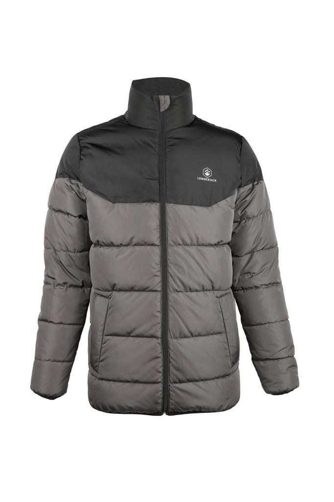 LUMBERJACK ADALBERT-CB COAT K GRI ERKEK MONT