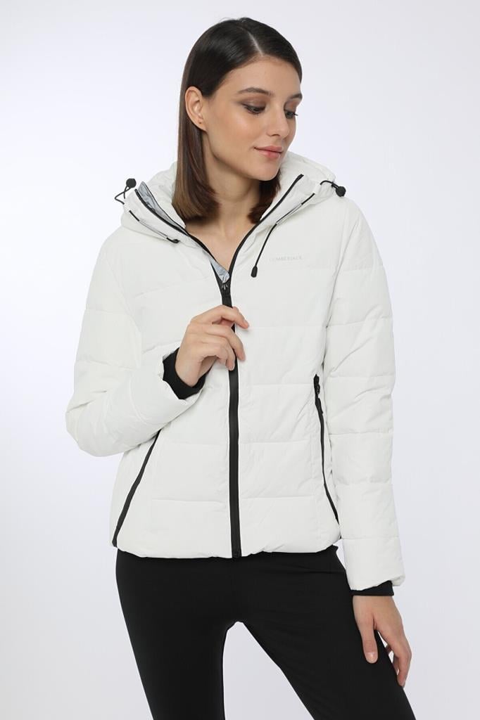 LUMBERJACK APRESKI COAT BEYAZ KADIN MONT