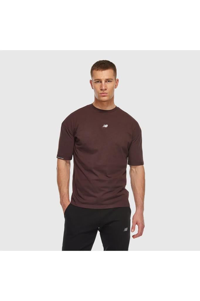 New Balance  UNT3417-BRW KAHVERENGI UNİSEX SHİRT
