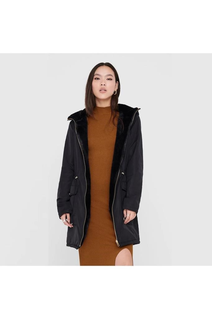 ONLY 15208727 ONLDAHLIA BLACK KADIN PARKA