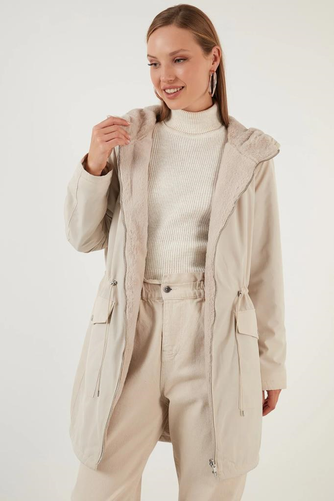ONLY 15208727 ONLDAHLIA PUMICE STONE KADIN PARKA