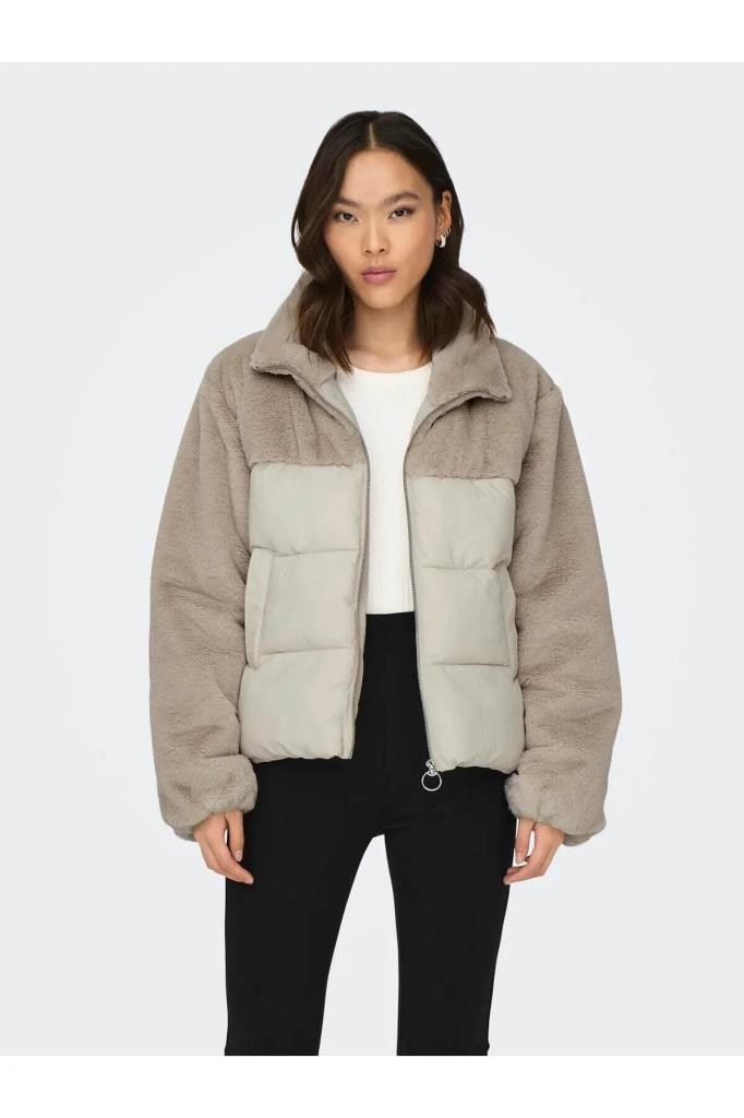 ONLY 15292945 ONLWANJA FUR PUFFER MOONBEAM KADIN MONT