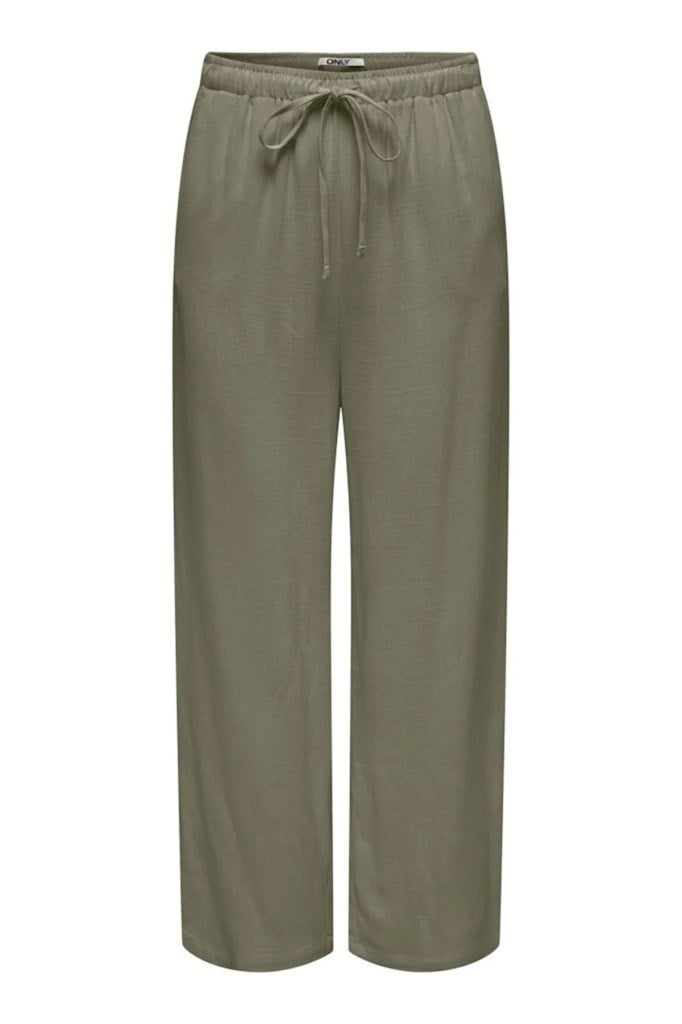ONLY 15322263 ONLSIESTA PULL-UP LINEN PNT GREEN KADIN PANTOLON