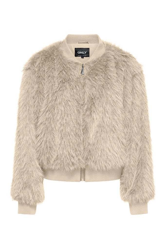 ONLY 15322405 ONLMANNY FAUX FUR PUMICE STONE KADIN MONT