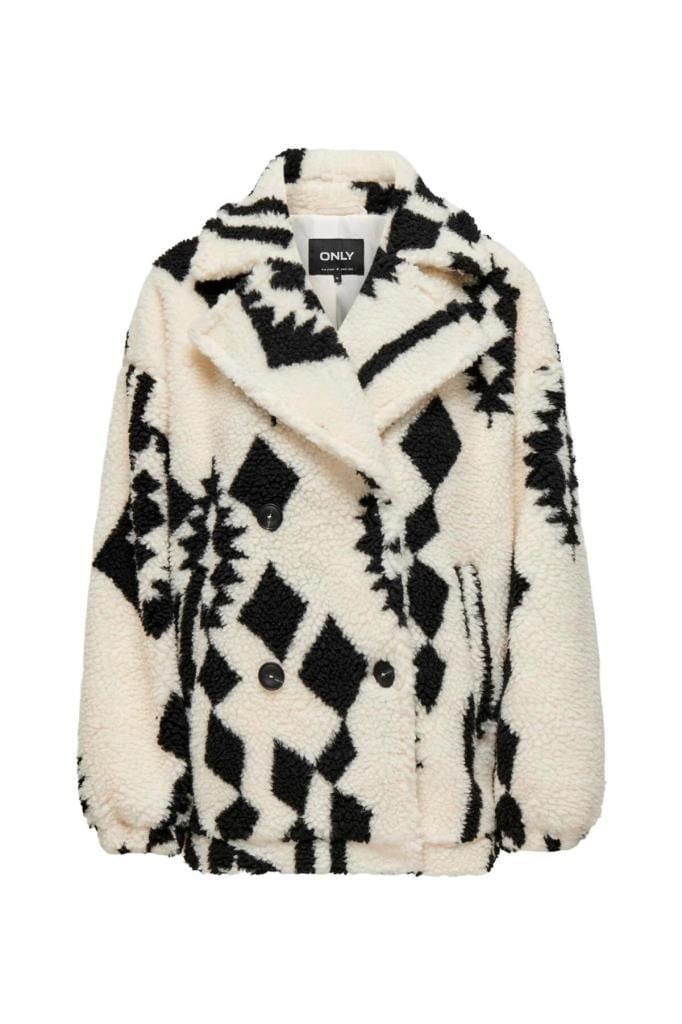 ONLY 15329909 ONLPOP TEDDY JACKET CLOUD DANCER KADIN MONT