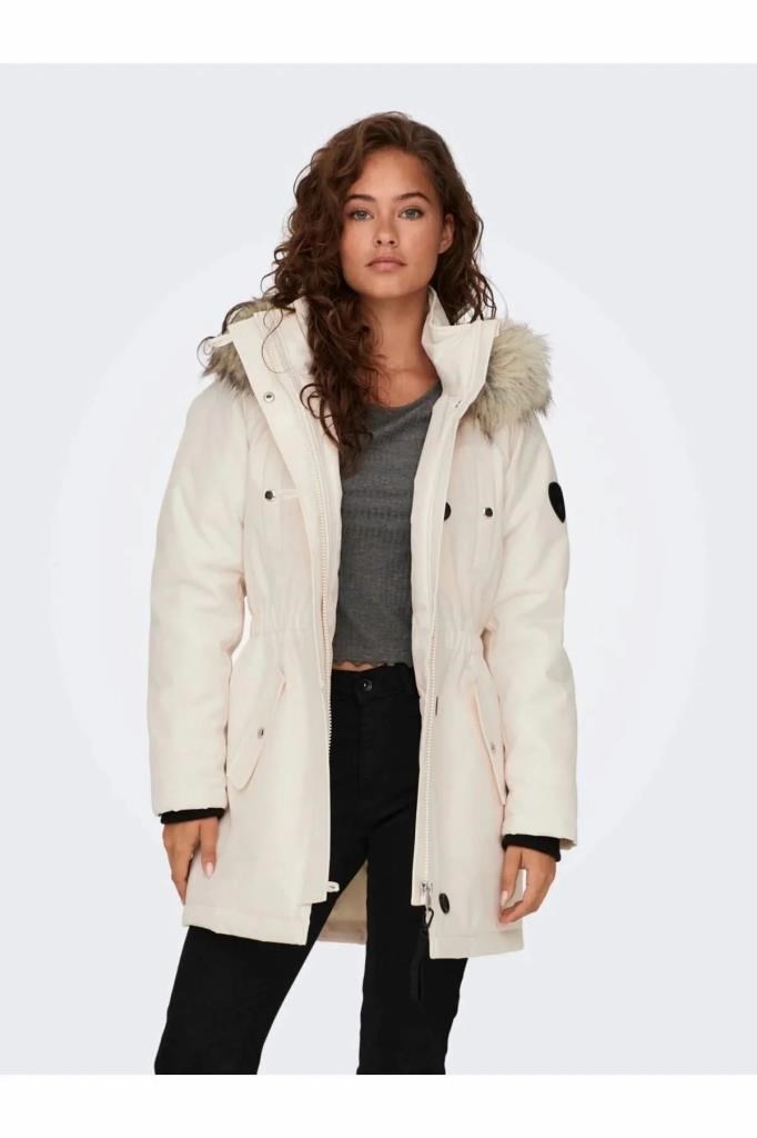 ONLY15304625 ONLIRIS EGGNOG KADIN PARKA