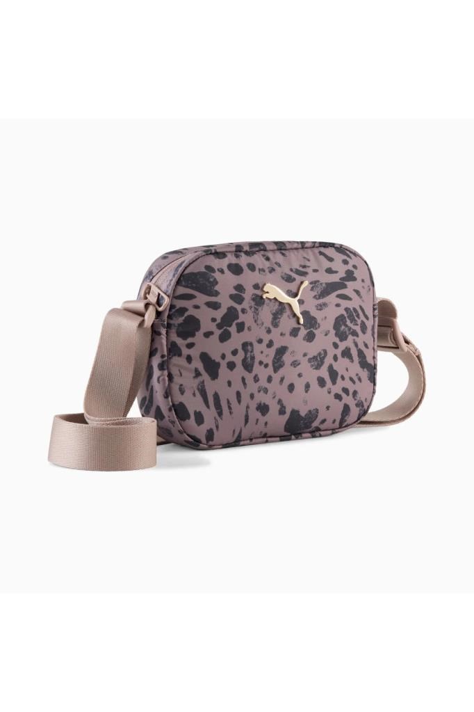 PUMA 09133808 POP CROSSBODY BAG SANDSTONE ANIMAL AOP NS OMUZ ÇANTASI
