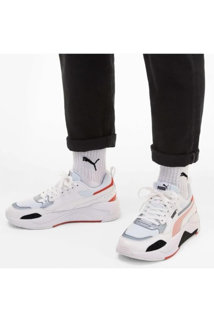 PUMA 30655302 FERRARI RACE X-RAY 2 WHITE ROSSO ERKEK SNEAKER