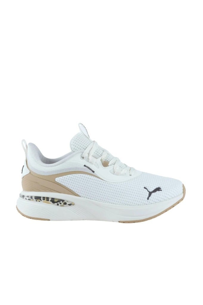 PUMA 31296702 SOFTRIDE CHARM ANIMAL WHITE BROWN KADIN KOŞU AYAKKABISI