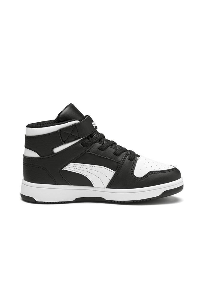 PUMA 37048801 REBOUND LAYUP SL V PS BLACK WHITE BASKET SPOR AYAKKABISI
