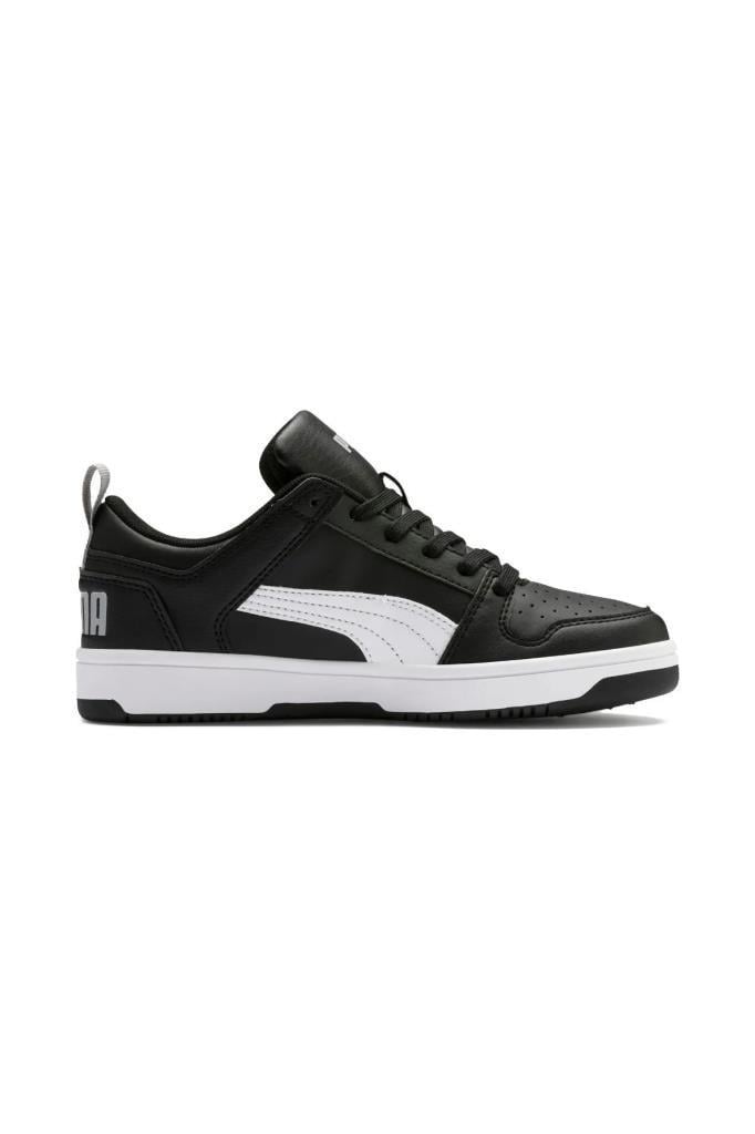 PUMA 37049002 REBOUND LAYUO LO SL JR BLACK WHITE ÇOCUK SNEAKER