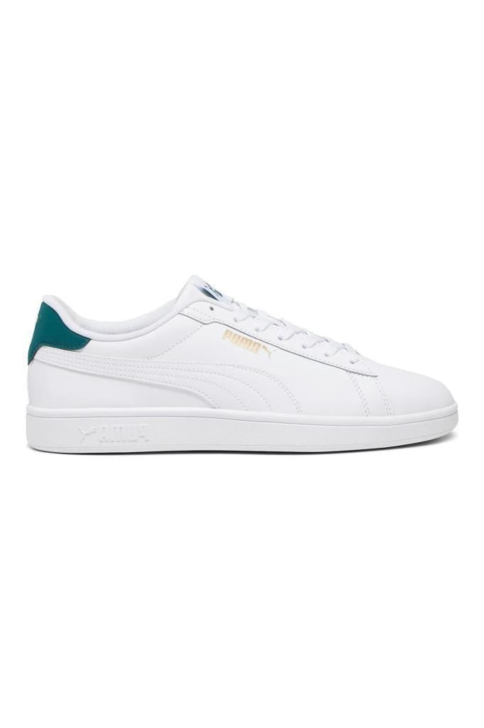 PUMA 39098714 PUMA SMASH 3.0 L WHITE MALACHITE ERKEK SNEAKER