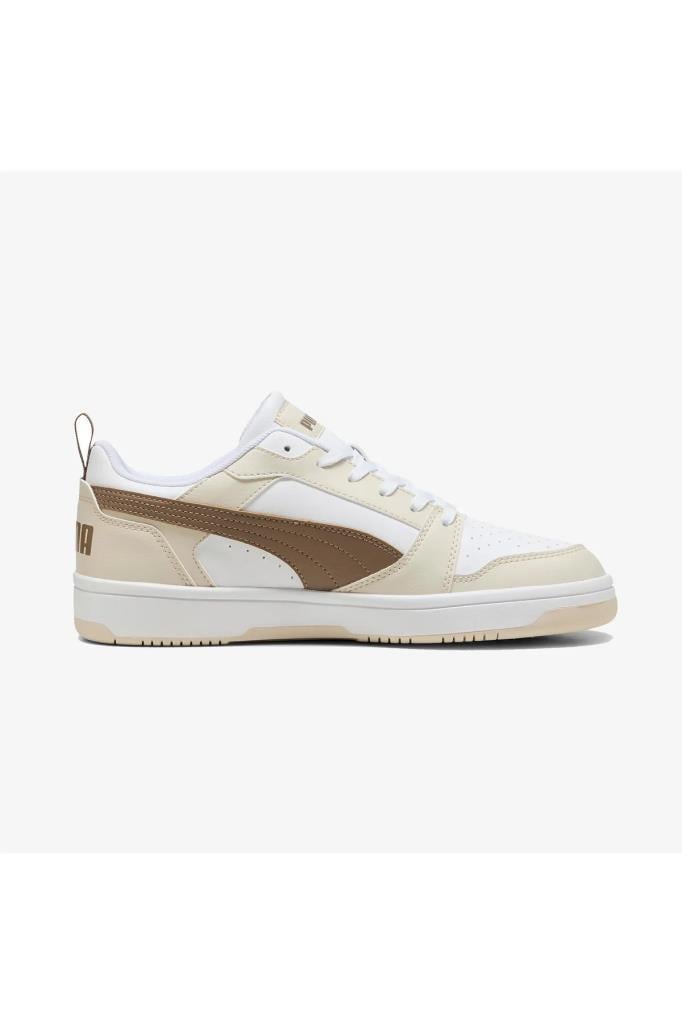 PUMA 39232838 REBOUND V6 LOW WHITE TOTALLY TAUPE KADIN SNEAKER
