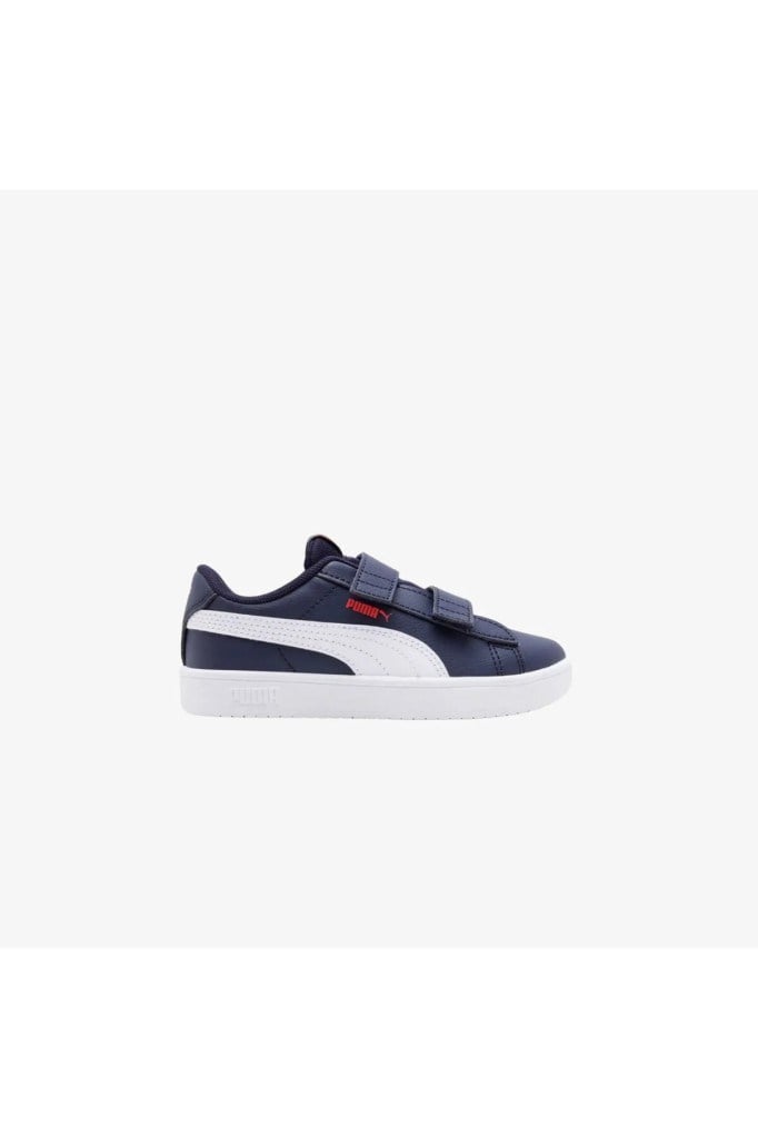 PUMA 39425301 RICKIE CLASSIC V PS NAVY WHITE RED ÇOCUK SNEAKER