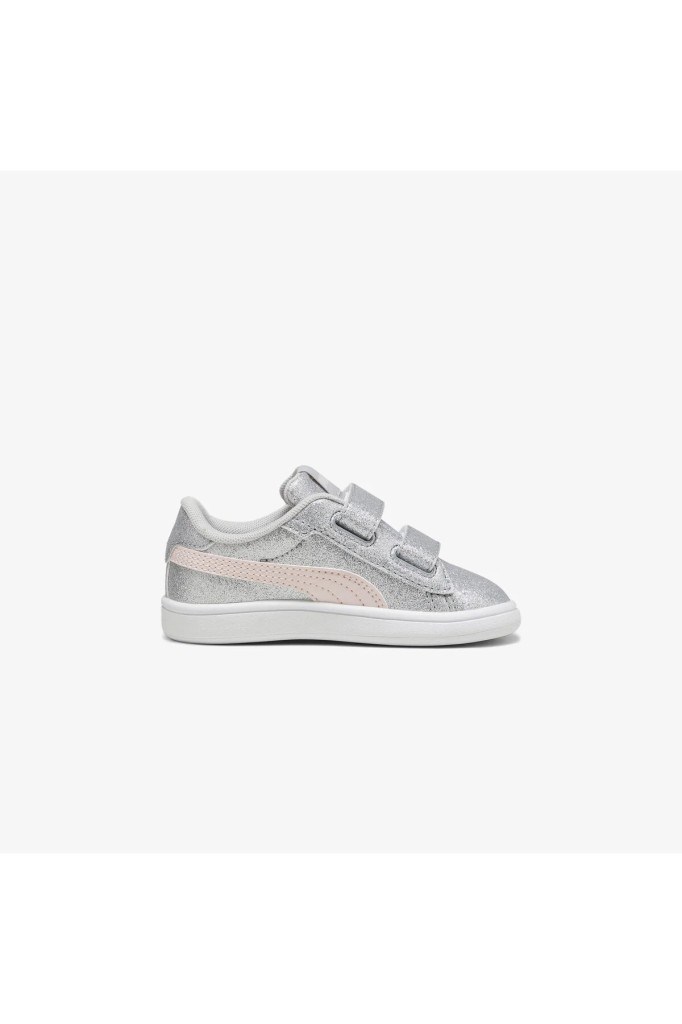 PUMA 39468802 SMASH 3.0 GLIT GLAM V IN GRAY PINK ÇOCUK SPOR AYAKKABI