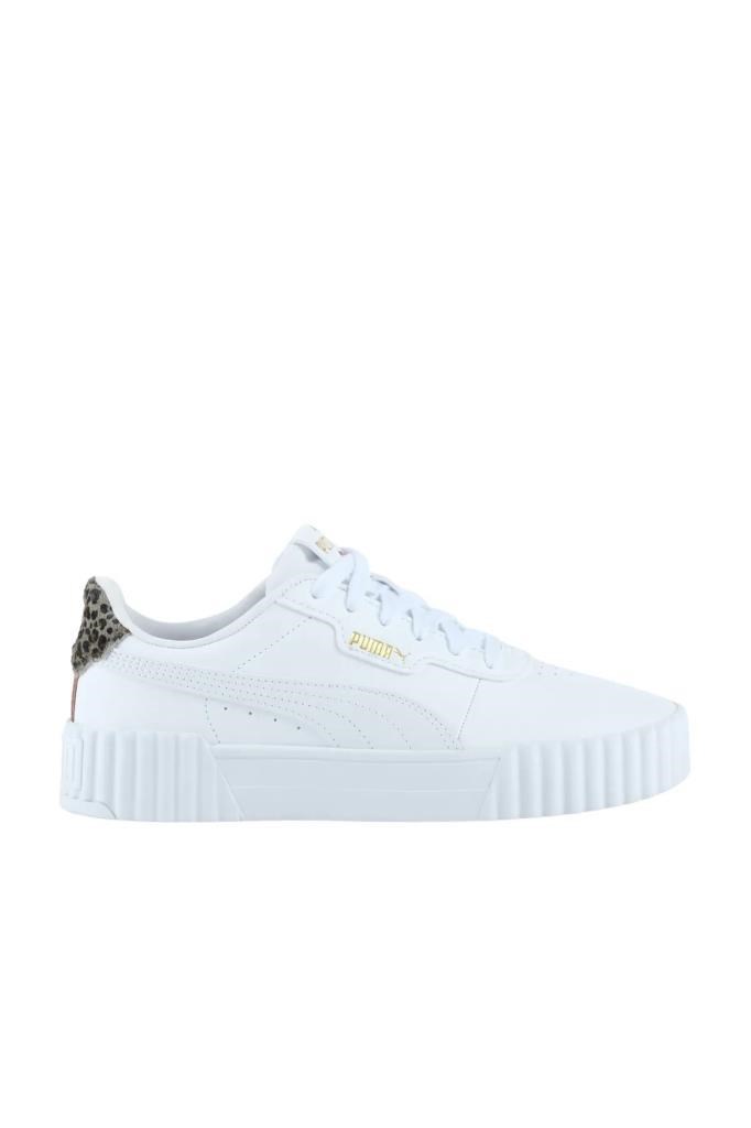 PUMA 40264201 CARINA 3.0 ANIMAL FLAIR WHITE GOLD KADIN SNEAKER