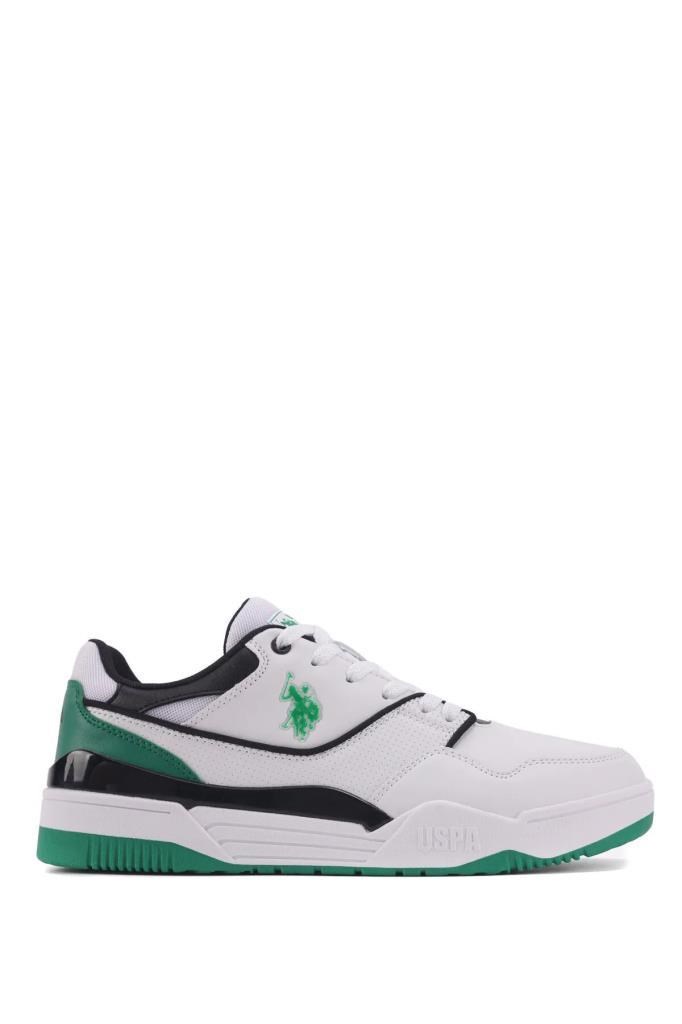 U.S POLO ASSN. MARTELL 3PR BEYAZ YESIL ERKEK SNEAKER