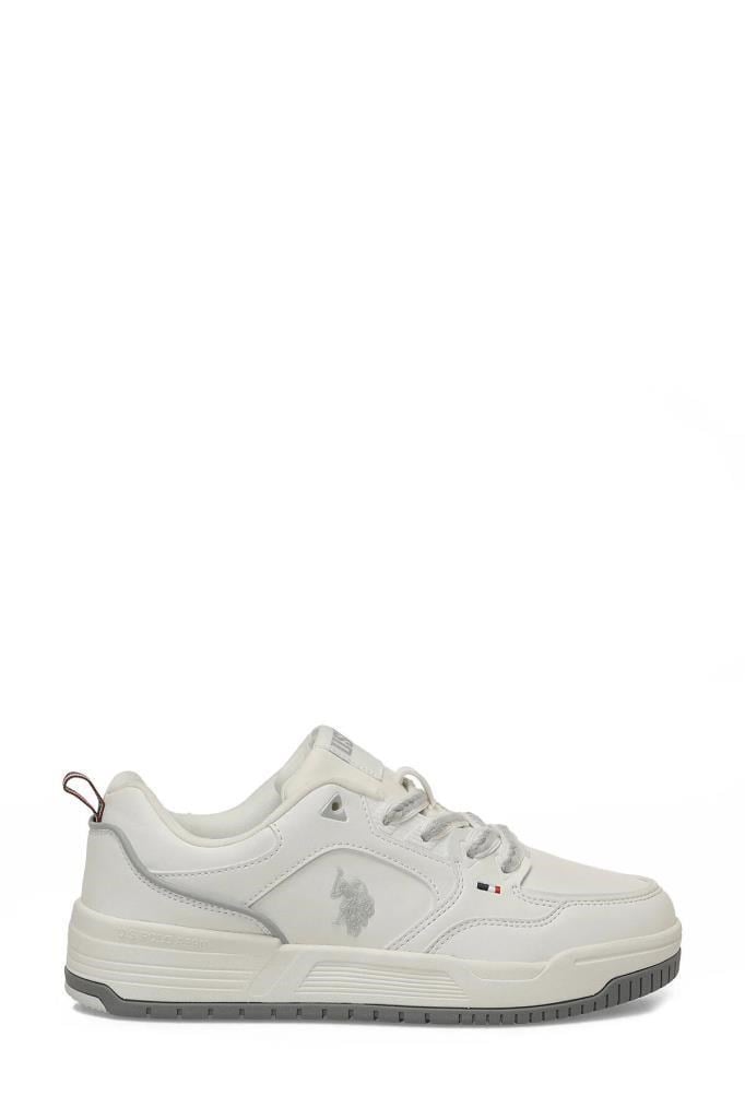 U.S. POLO ASSN. 6P ZELDA 6FX BEYAZ GRI KADIN SNEAKER
