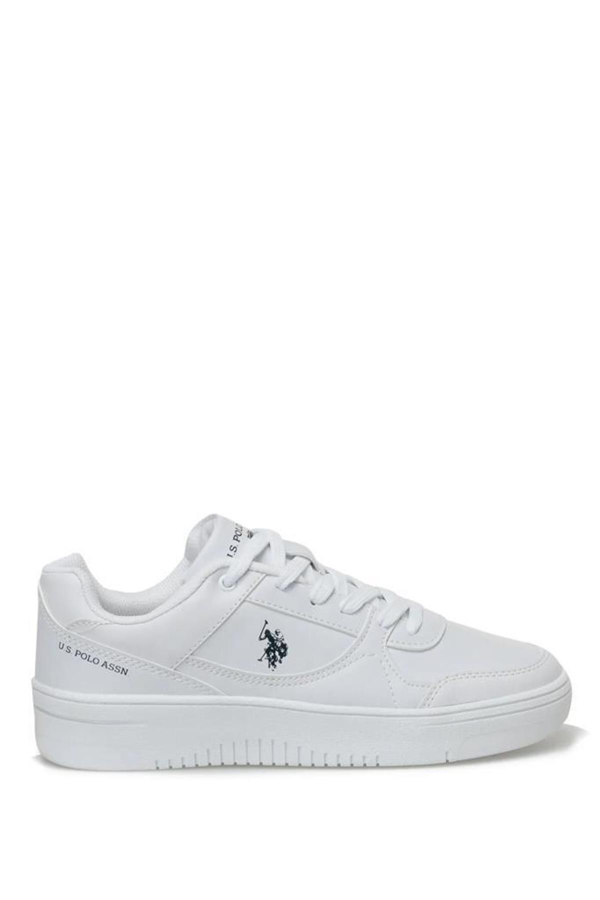 U.S. POLO ASSN. LEE WMN 3FX BEYAZ BAĞCIKLI KADIN SNEAKER