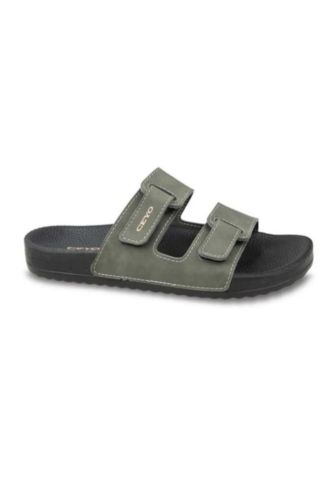 Unisex Anatomik Günlük Rahat Tokalı Terlik Bahama-16 Haki