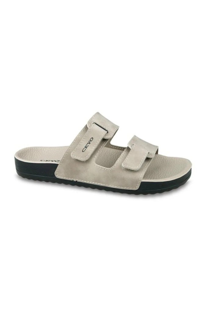 Unisex Anatomik Günlük Rahat Tokalı Terlik Bahama-16 Camel